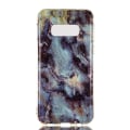 Pikkukuva 1 / 5: Marble Pattern IMD TPU Soft Back Case for Samsung Galaxy S10e - Style D Black