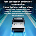 Pikkukuva 3 / 11: WiFi4-sovitin 150 Mbps:n nopea USB-langaton sovitin sisäänrakennetulla antennilla Black
