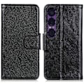 Miniatyrbild 1 av 7: Till Sony Xperia 1 VII Plånboksfodral Textured Split - Svart Svart