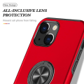 Miniatyrbillede 6 af 7: iPhone 14 Plus Fingerring Kickstand Hybrid Taske - Rød Red