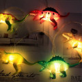 Pikkukuva 10 / 10: Sarjakuva dinosaurus LED Koristevalo 3m 20 Lamppua akkukäyttöinen Multicolor