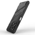 Miniatyrbillede 2 af 8: Til Xiaomi Redmi Note 12 Pro 5G Shell Case Hard+Soft TPU Stand Transparent