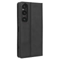 Pikkukuva 2 / 2: Wallet Stand Flip Puhelinkotelo Xperia 1 V:lle - Musta Black