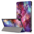 Miniatyrbillede 1 af 11: Trifoldet stativetui til Samsung Galaxy Tab S6 Lite - Galaxy Black