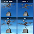 Miniatyrbillede 2 af 11: Drone Droner Throw Move Leave Airdrop system fjernbetjening Black