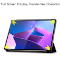 Miniatyrbilde 6 av 10: Tri-fold Stativ Tablettveske for Lenovo Tab P12 Pro - Svart Black