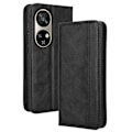 Pikkukuva 1 / 7: Vintage lompakkokotelo Ulefone Note 17 Pro Black
