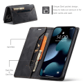 Miniatyrbilde 3 av 7: AUTSPACE A01 Lommebok-deksel iPhone 13 Pro - Svart Black