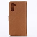 Miniatyrbillede 2 af 5: Crazy Horse Wallet Case for Samsung Galaxy Note 10 - Brown Brown