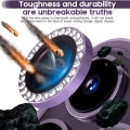 Pikkukuva 3 / 4: iPhone 15 Pro / 15 Pro Max Ring Circle Lens -elokuvasetti Glitter Purple