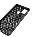 Miniatyrbillede 7 af 7: Carbon Fiber Texture TPU Casing Samsung Galaxy A21s - Black Black