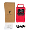 Miniatyrbild 3 av 11: FM/AM/WB/WBAL Radio Handvev 5000mAh solar Ficklampa SOS Röd