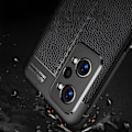 Miniatyrbild 1 av 6: Realme GT Neo2 TPU skal Litchi Texture - Svart Svart