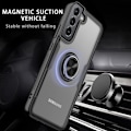 Miniatyrbillede 3 af 8: Samsung Galaxy S22 5G Fingerring Kickstand Hybrid Taske - Sort Black