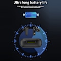 Miniatyrbillede 6 af 7: B19 150 Sprog Oversættelses Oversætter Smart Stemme Bluetooth In-Ear Hovedtelefoner Hvid White