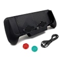 Miniatyrbild 4 av 9: Kompatibel med Nintendo Switch + Switch Lite 2500mAh bärbar laddare Laddstation stativ lock Svart