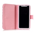 Miniatyrbild 4 av 8: iPhone XS Max Fodral 9 Kortplatser - Rose Leopard multifärg