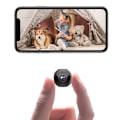 Miniatyrbillede 3 af 11: Intelligent WiFi-kamera Realtidsafspilning Panoramic View Overvågningskamera Black