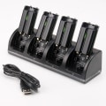 Pikkukuva 1 / 5: Yhteensopiva Wii-lataustelineen Bluelight-latausaseman kanssa 4 ohjaimelle - musta Black