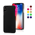 Pikkukuva 1 / 9: Rubberized Plastic Hard Back Case for iPhone X Cerise