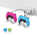 Miniatyrbillede 2 af 10: Til PS VR2 Controller 1 USB til 2 Type C Opladerkabel Black