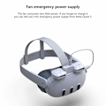Pikkukuva 4 / 8: Meta Quest 3 FIIT VR X3 Air Circulation Fan Face Pehmuste Black