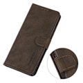 Miniatyrbillede 5 af 7: KHAZNEH Til Samsung Galaxy A26 5G Taske Pung Taske Shell Telefon Taske Brown