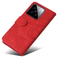 Miniatyrbillede 5 af 9: Til Xiaomi 14 KT-serie-1 dobbeltfarve tegnebog Red