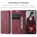 Pikkukuva 6 / 8: CASEME Retro Lompakkokotelo Samsung Galaxy A55 Red