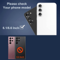 Pikkukuva 6 / 8: ENKAY Samsung Galaxy S24 Kameran Linssisuojus Lasi Purple