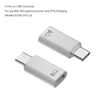 Pikkukuva 3 / 5: iPhone-sovittimelle naaras-USB-C-uros nopea lataustiedot White