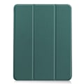 Pikkukuva 3 / 9: iPad Air 11 (2024) Kotelo Auto Herää / Nuku Kolminkertainen Taittojalusta Tabletin Suoja - Green