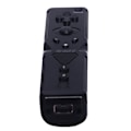 Miniatyrbilde 2 av 6: 2-i-1 Kompatibel med Wii-kontroller Motion Plus Svart Black
