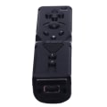 Miniatyrbillede 2 af 6: 2-i-1 kompatibel med Wii Controller Motion Plus Black Black