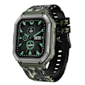 Miniatyrbild 4 av 7: Armband För Garmin Fenix ​​7 / 7 Pro / 6 / 5 22 mm silikon - Kamouflage Grön Grön