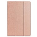 Pikkukuva 9 / 9: Tri-fold Stand Smart Case for Samsung Galaxy Tab S7 Plus / S8 Plus - RoseGold Pink gold