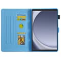 Miniatyrbilde 2 av 8: Flip-etui for Samsung Galaxy Tab A9 med PU-lær og mønster, tablettdeksel Multicolor