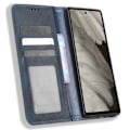 Miniatyrbillede 3 af 5: Google Pixel 7a Stand Phone Case Fuld Protection Pung Cover - Blå Blue