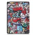 Pikkukuva 2 / 9: Apple iPad 10.2 Kolmintaitettava teline -tablettikotelo - Graffitikuvio Multicolor