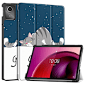 Miniatyrbilde 1 av 7: Trefoldet Stativdeksel for Lenovo Tab M11 - Katt Multicolor