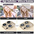 Miniatyrbillede 2 af 4: Til iPhone 15 Pro / 15 Pro Max Lens Glitter Gold