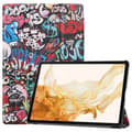 Miniatyrbilde 1 av 9: Tri-fold Smart-etui med stativ for Samsung Galaxy Tab S10+ (S10 Plus) Multicolor