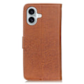 Miniatyrbilde 2 av 8: KHAZNEH Lommebok Stativveske for iPhone 16 Plus Brown