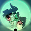Miniatyrbild 7 av 8: USB Lampa bil sovrum tak Projektor Solnedgång - 7 färger multifärg