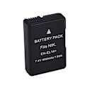 Miniatyrbillede 1 af 4: EN-EL14 Li-ion batteri til Nikon D3100 D5100 Coolpix P7000 P7800 osv Black