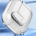 Miniatyrbillede 6 af 10: Til AirPods 4 Hovedtelefoner Etui Snap Switch Ice Crystal Clear Shell - Gennemsigtig Transparent