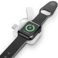 Miniatyrbillede 2 af 6: Trådløs oplader Powerbank til Apple Watch Serie 7/6/5/4/3/2/1 White