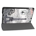 Miniatyrbild 6 av 8: Apple iPad 10.2 2021/2020 Slim fit tri-fold fodral - Map multifärg