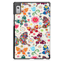 Miniatyrbillede 6 af 9: Til Lenovo Tab M9 Trifoldet Stativdæksel - Butterflies Multicolor