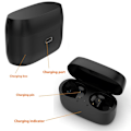 Miniatyrbild 5 av 8: Docka för Jabra Elite 4 Active Earbuds Laddningsfack Laddningskabel Svart